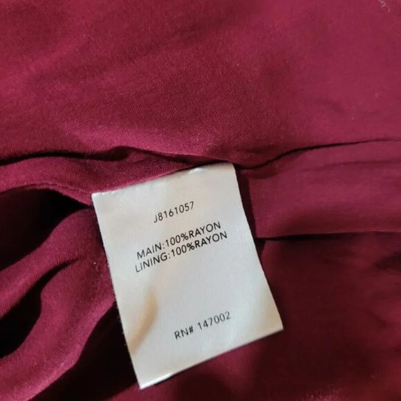 The Jetset Diaries Red Striped Faux Wrap Dress - Size Medium - Picture 7 of 10